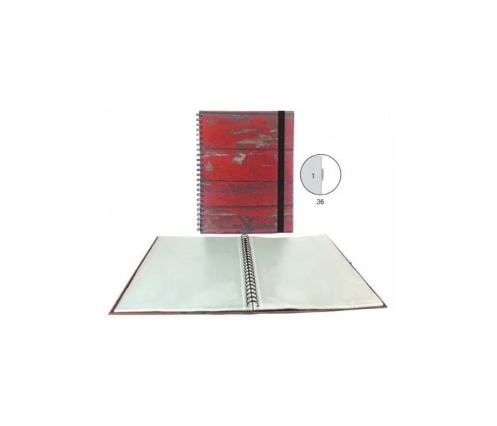 Senfort 92362 Wire-O Display Book With Divider Red Atlantic - Zoom Image