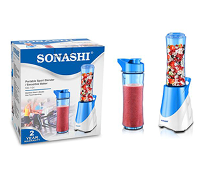 Sonashi SB-164 300W Portable Sports Blender & Smoothie Maker - Blue - Zoom Image 3