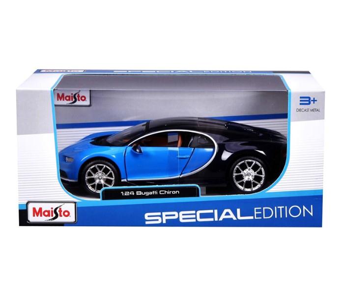 Maisto Tech 31514 Bugatti Chiron Blue and Black - Zoom Image 4