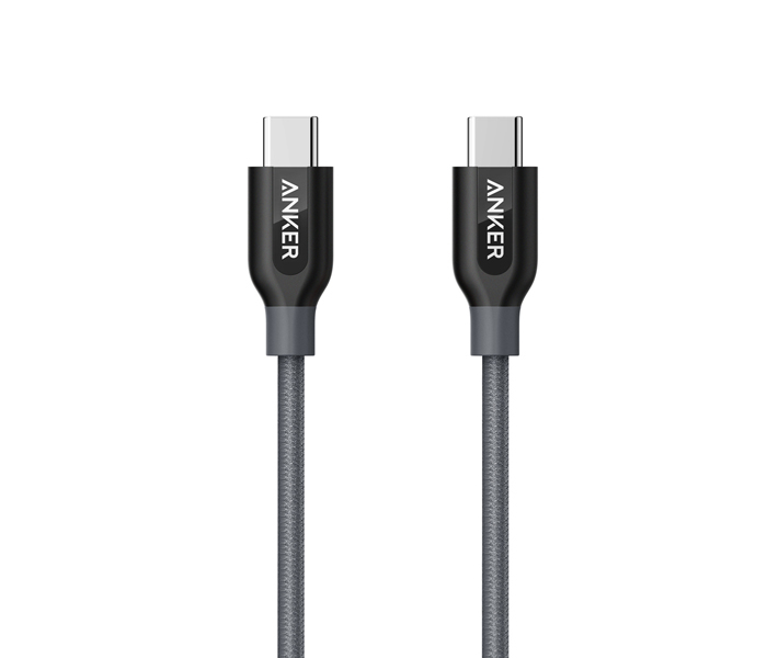 Anker A8187 Powerline Plus USB C to USB C 2.0 Cable 3ft - Black - Zoom Image 1