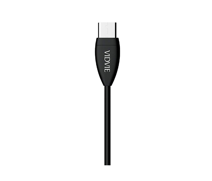 Vidvie CB-402 Data Cable for Smartphone - 1 Meter, Black - Zoom Image 1