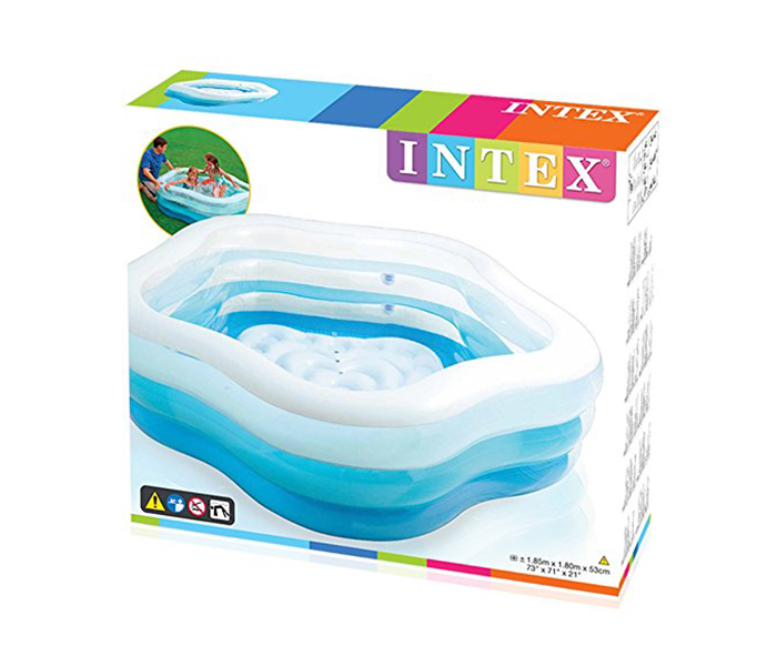 Intex ZX-56495 Swim Center Summer Colors Pool - Blue - Zoom Image 1