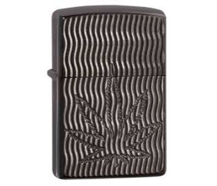 Zippo 29612 24095 Leaf Design Lighter Grey - Zoom Image 2