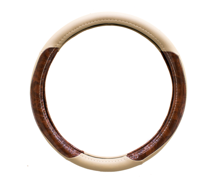 Ismail 31130068 Steering Wheel - Beige and Brown - Zoom Image