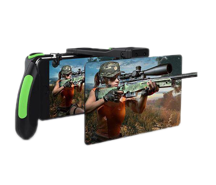 Rd Sc-B06 4 In 1 Multi-Functional Magnifier Game Pad Controller Pubg Mobile Gaming Trigger With Fire Aim Button Gamepad Handle With Bracket - Zoom Image 3