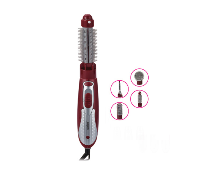 Sanford SF9753HS BS 4-in-1 Hair Styler - 800 Watts, Red - Zoom Image