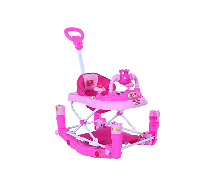 Baby Plus BP8294 Baby Walker Cum Rocker - Pink - Zoom Image 2