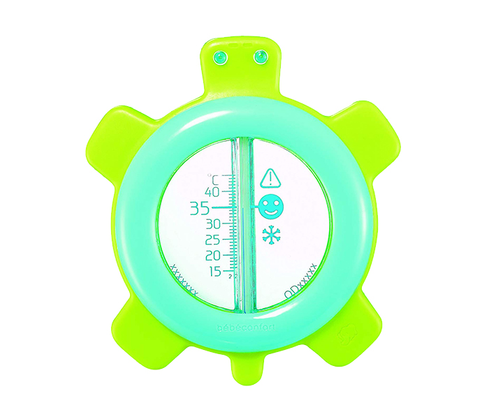 Bebe Confort 32000138 Tortoise Bath Thermometer - Green & Teal - Zoom Image