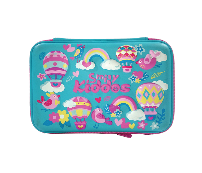 Smily Kiddos SK11001003 Double Compartment Pencil Case - Light Blue - Zoom Image 4