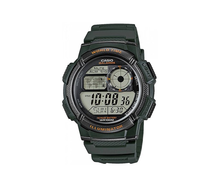 Casio AE-1000W-3AVDF Mens Casual Digital Watch Black - Zoom Image 3