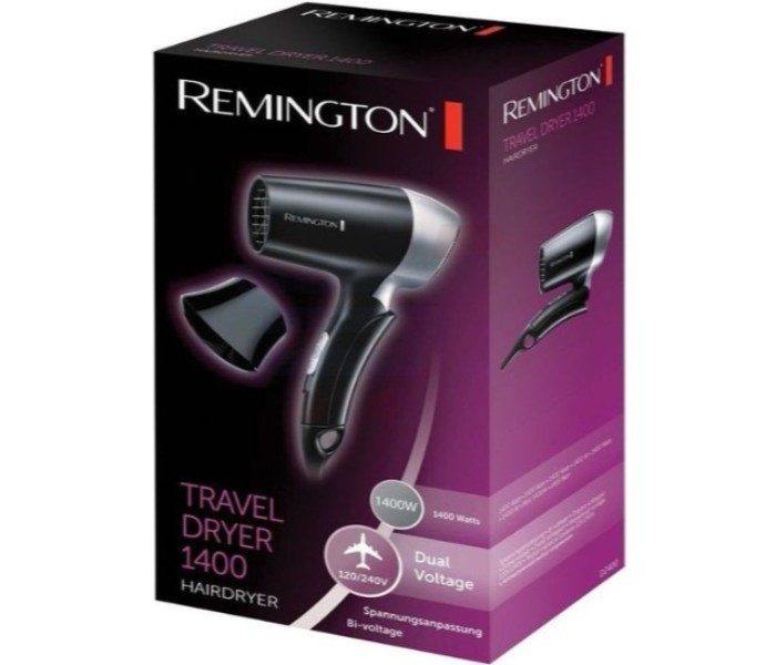 Remington RED2400 Travelling Hair Dryer 1400w Black - Zoom Image 2