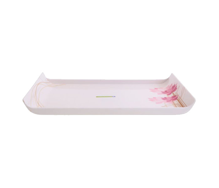 Royalford RF7810 Melamine Boat Tray - White - Zoom Image 1