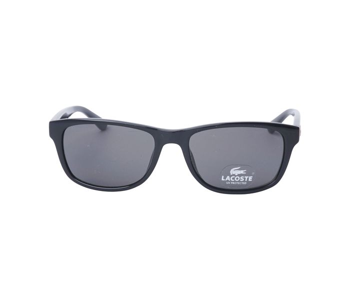 Lacoste L3601S 001 Rectangle Black Frame & Black Mirrored Sunglasses for Unisex - Zoom Image 1