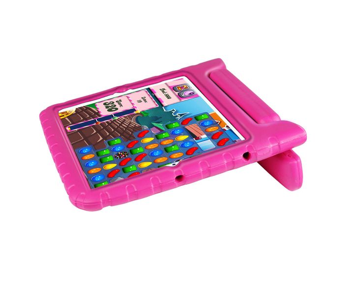 Promate BambyAir Shockproof Kiddie Case with Convertible Stand for iPad Air - Pink - Zoom Image 2