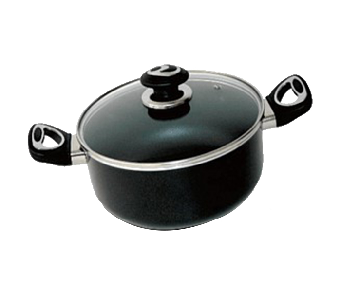 Royalford RF4994 30CM Nonstick Induction Base Casserole - Black - Zoom Image 1