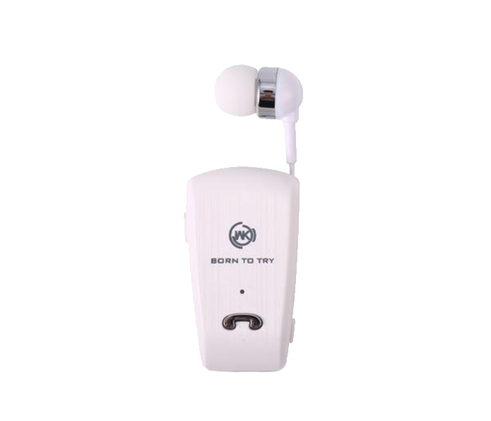 WK BS 535 Bluetooth Earphone - White - Zoom Image