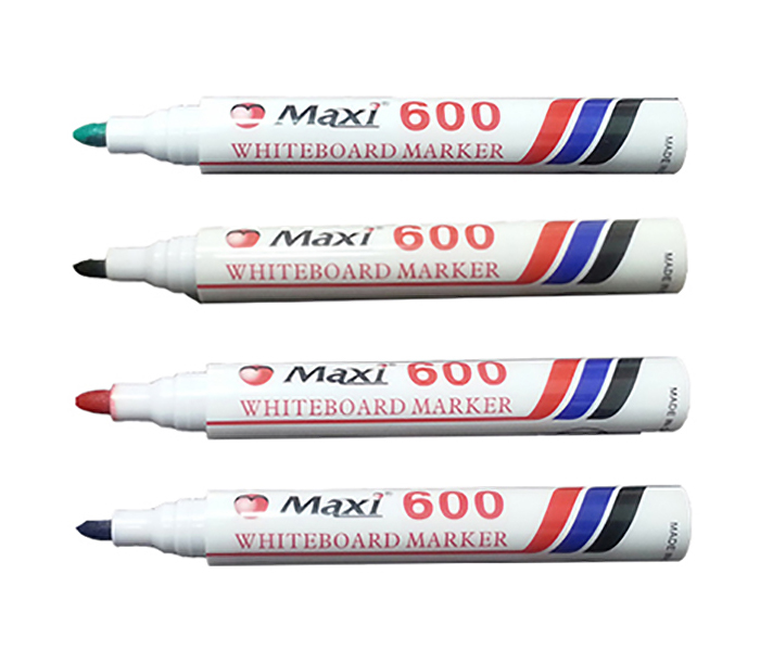 Maxi 600 Bullet Tip White Board Marker - Pack of 10 Pieces - Zoom Image