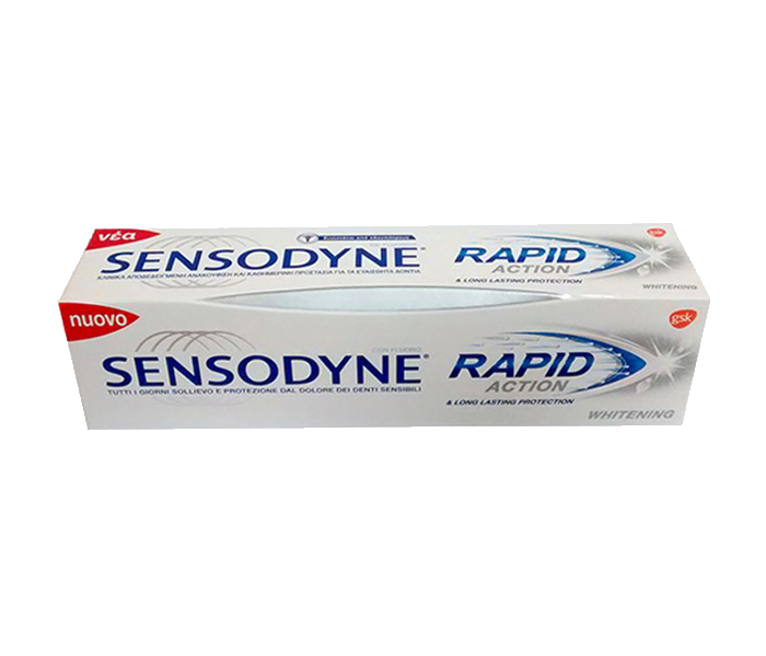 Sensodyne N14517176A Rapid Action Whitening Toothpaste - 75ML - Zoom Image