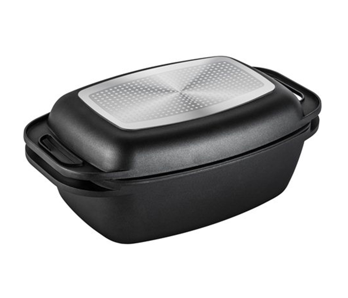 Lamart LT1105 Roasting Pan with Grilling Lid, Black - Zoom Image 5