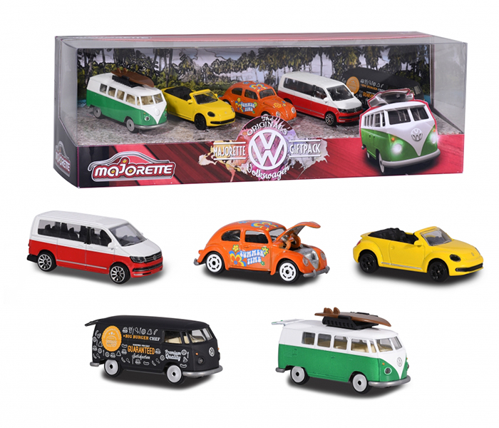 Majorette 212057615 5 Pieces The Originals Volkswagen Giftpack - Zoom Image 1