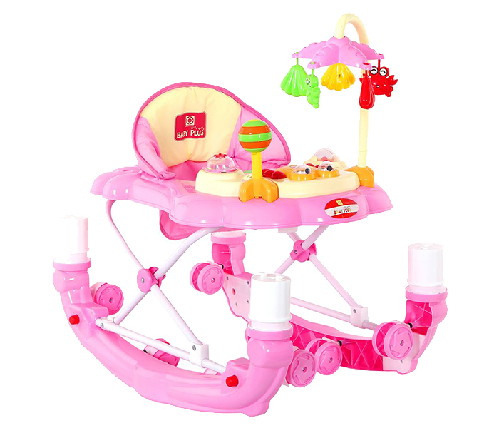 Baby Plus BP6003W Baby Walker with Music - Pink - Zoom Image 4