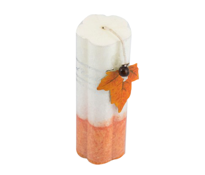 Highly Scented Pillar Candle DD5024 White and Brown - Zoom Image 3