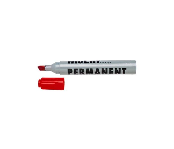 Molin RTP230-12-2 Box Of 12 Permanent Marker Red - Zoom Image