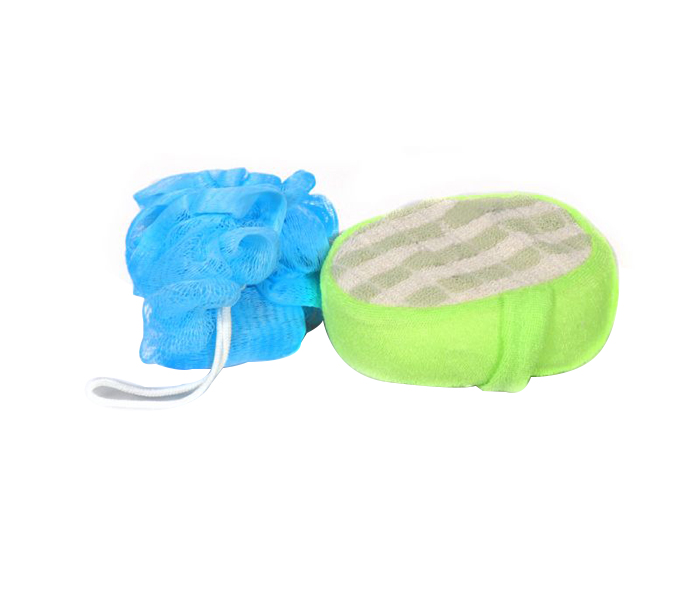 Delcasa DC1238 Plastic Bath Sponge & Puff - Zoom Image