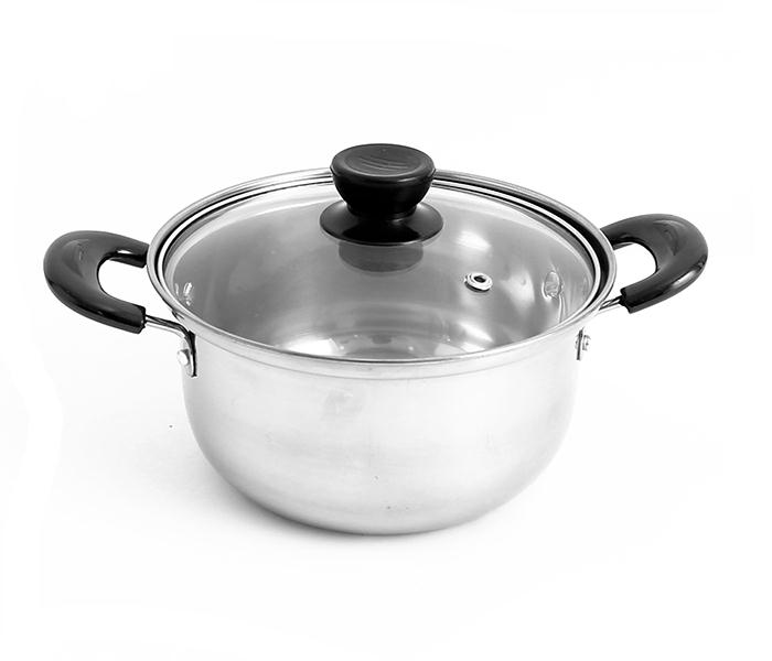 Epsilon EN3793 Cooking Pot with Lid - Silver - Zoom Image