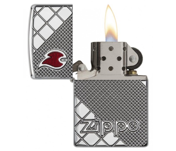 Zippo 29098 Armor Tile Mosaic Lighter Silver - Zoom Image 1