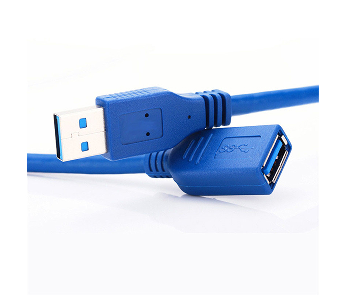 Trands TR-CA101 USB 3.0 Male to Female Extension Cable - Blue - Zoom Image 1