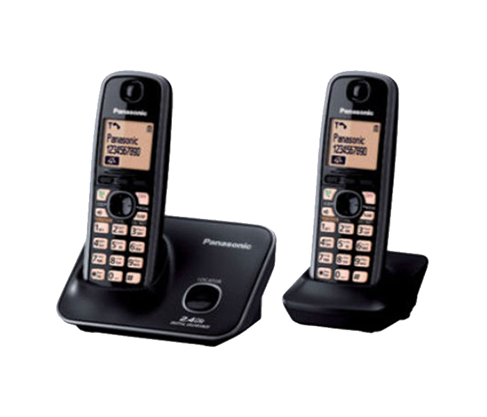 Panasonic KX-TG3712BX1 2.4GHz Digital Cordless Phone - Black - Zoom Image 3