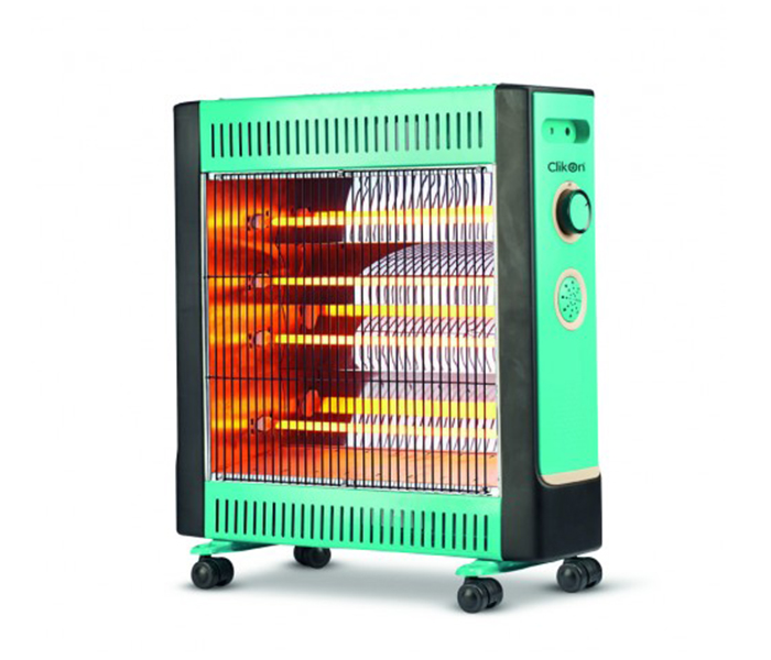 Clikon CK4205 1100 - 2200 Watts Room Heater, Green - Zoom Image