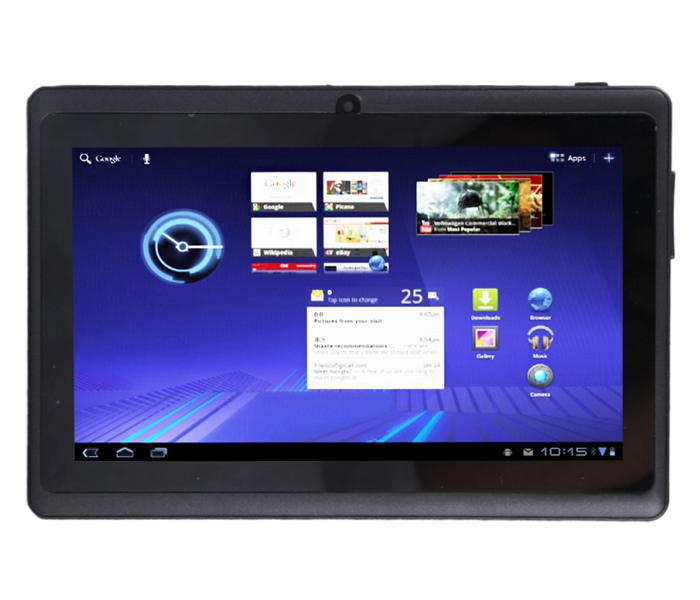 iTouch C702, Tablet 7 inch, Android 4.4.2, 8GB, 1GB DDR3, Wi-Fi, Quad Core, Dual Camera Black - Zoom Image 1