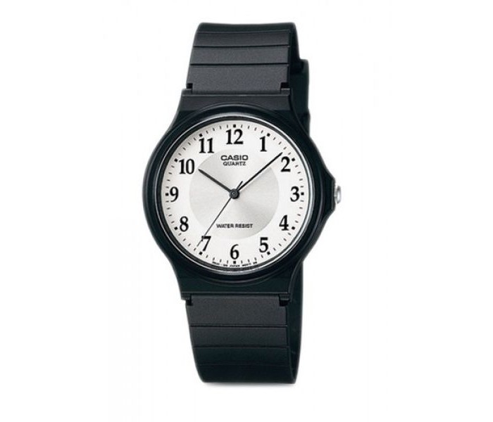 Casio MQ-24-7B3LDF (CN) Mens Analog Watch Black and White - Zoom Image