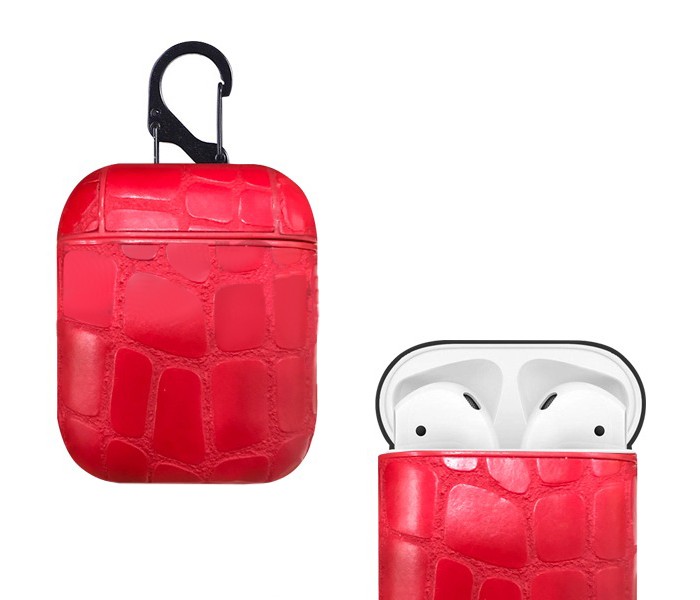 Zoom ZEC-12 Airpod Case Hard Metallic Red - Zoom Image