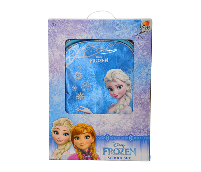 Frozen FSL080001-16 5 in 1 Snow Land Promotion Trolley Bag School Set - 16 inch, Blue - Zoom Image 2