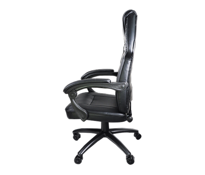 Dragon War GC-010 Gaming Chair with Massage Lumber Pillow - Black - Zoom Image 2