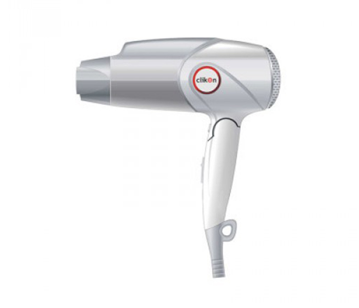 Clikon CK3233 1600 Watts Professional Hair Dryer, Silver & White - Zoom Image