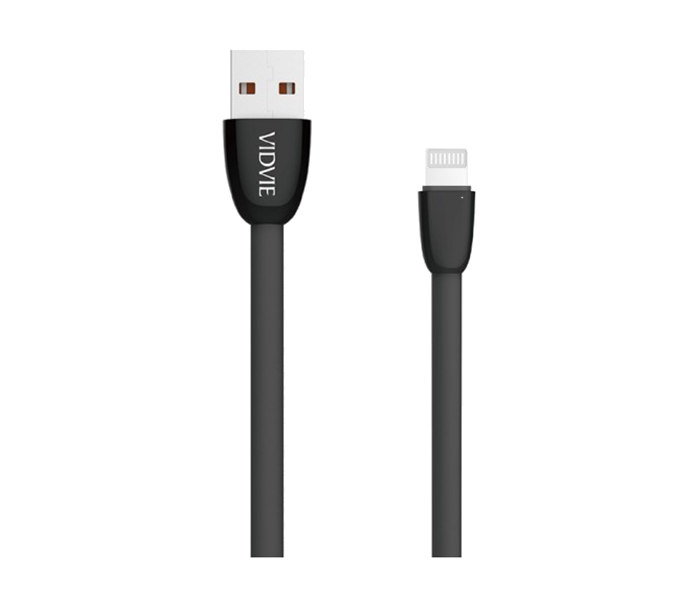 Vidvie CB-411 Data Cable for Apple iPhone - 1 Meter, Black - Zoom Image 2