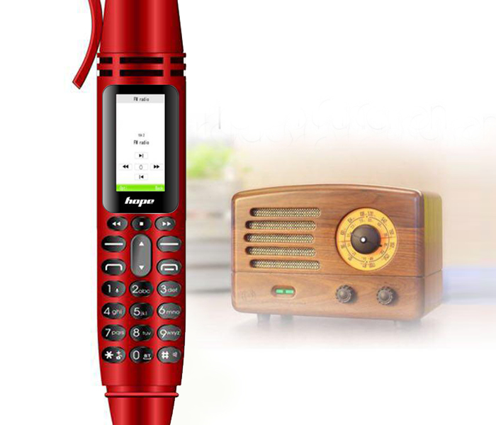 HOPE AK007 Multifunction 6 in 1 Camera MobilePhone Pen – Red - Zoom Image 3