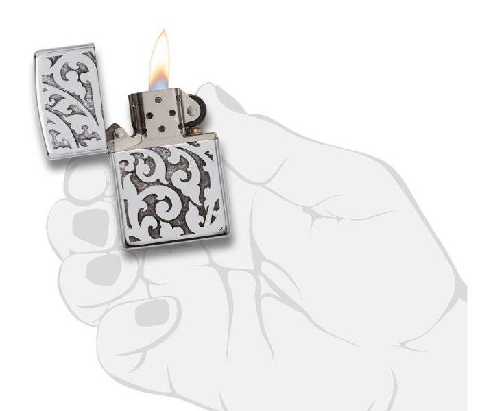 Zippo 28530 Filigree Lighter Silver - Zoom Image 2