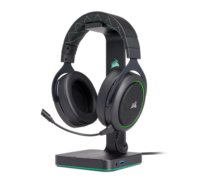 Corsair CA-9011171-NA HS50 Stereo Gaming Headset - Green - Zoom Image 5