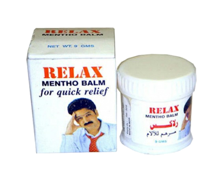 Relax Menthol Balm For Quick Relief - 9 g - Zoom Image