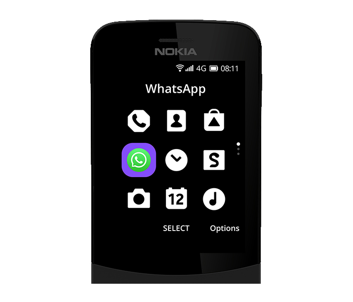 Nokia 8110 512MB RAM 4GB Storage Mobile Phone - Black - Zoom Image 3