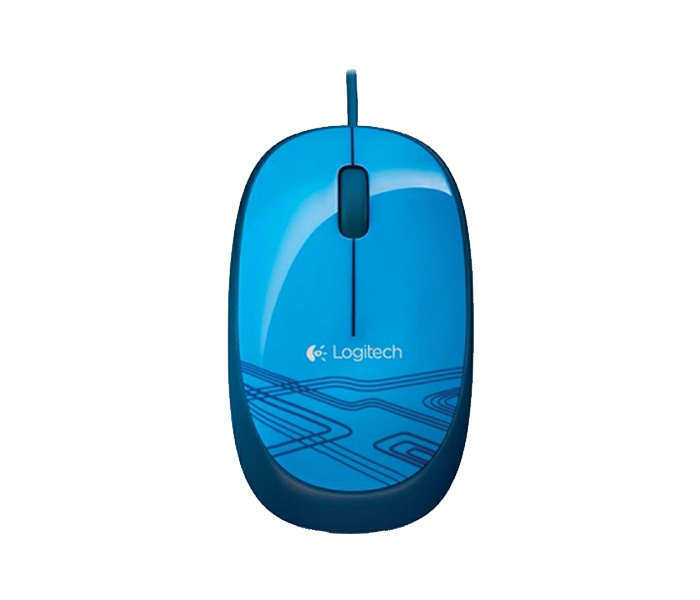 Logitech 910-003114 M105 USB Wired Mouse - Blue - Zoom Image 4