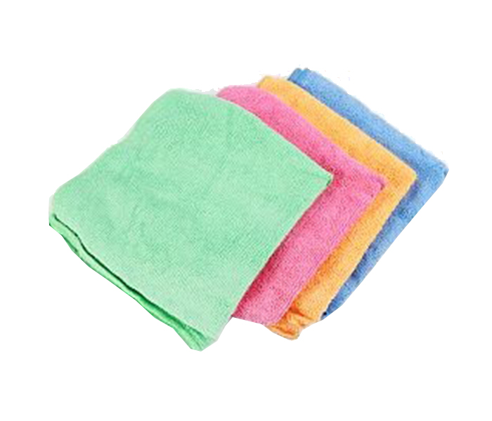 Mistuba 4 Pieces Microfiber Cleaning, Washing & Polishing Cloth for Car, Multi Colour - Zoom Image 3