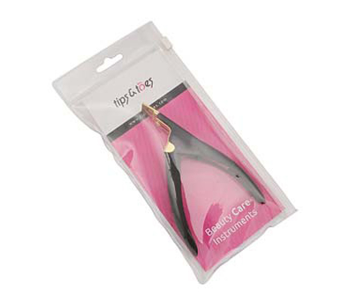 Tips & Toes TT-243 Stainless Steel Acrylic Nail Tip Cutter - Black - Zoom Image 1