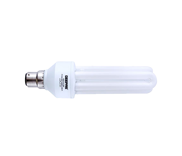 Geepas GESL115N 20 Watts 3 U Energy Saving Lamp - White - Zoom Image 1