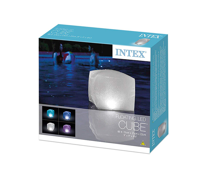 Intex ZX-28694 23 x 23 x 22CM Swimming Pools Floating Cube LED Light - Zoom Image 4